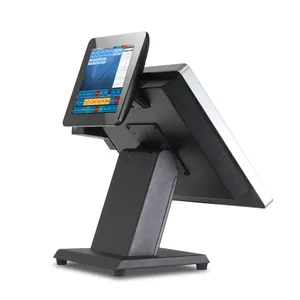 15Inch POS Terminal Restaurant Window All In One Touch POS Machine With Second Display