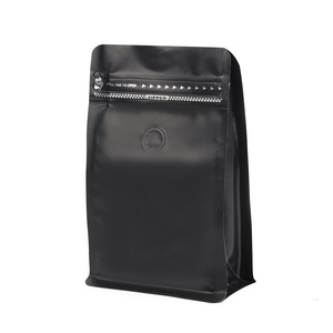 ถุงกาแฟอลูมิเนียมฟอยล์ก้นเคลือบสีดำใช้ซ้ำได้ขนาดมาตรฐาน250ก. 500ก. 1กก. - Product Image 4