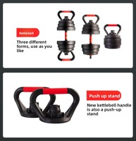 Vente en gros usine : Équipement de musculation – Barre d'haltères réglable et détachable 40 kg pour entraînement en salle de sport, haltères en ciment
