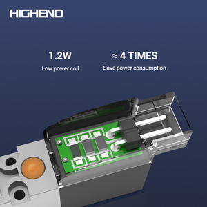 Válvula Solenoide Mini Integrada Multiestación de 10mm, Válvula de Vacío de Aire de Gran Flujo y Alta Frecuencia, Equivalente para Automatización - Product Image 4