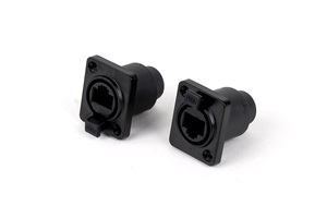 IP65 Waterproof <strong>Cat</strong>.5e Copper Contact RJ45 Connector Female to Female Couplers with Zinc Alloy Housing Play and <strong>Plug</strong> Socket - Product Image 4
