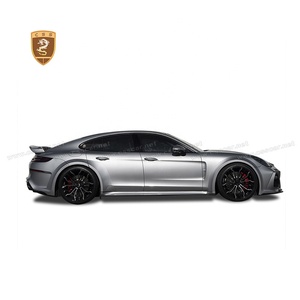 Kit carrosserie large en fibre de verre style Te-chart pour <span class=keywords><strong>Porsche</strong></span> Panamera 971 modèle 2017 – Pare-chocs avant, jupes latérales, élargisseurs d'ailes arrière - Product Image 3