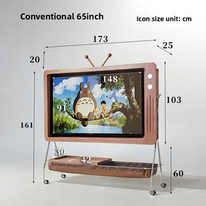 <span class=keywords><strong>Mueble</strong></span> de <span class=keywords><strong>TV</strong></span> Móvil de Madera Maciza Estilo Vintage <span class=keywords><strong>con</strong></span> <span class=keywords><strong>Ruedas</strong></span>, Diseño Nórdico, Muebles para el Hogar, para Salas de Estar, Dormitorios y Oficinas - Product Image 6
