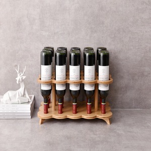 Porte-vin rond à 5, 9 ou 12 trous, moderne et durable, pour la maison, le bar, le KTV, l'exposition - Product Image 1
