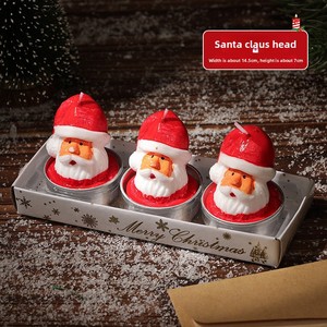 Velas Navideñas para el Hogar, Mini Regalos, Caja de Regalo con Vela para Árbol de Navidad, Una Sola Mecha, Sin Aroma, Decoración Ambiental - Product Image 6