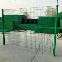 Malla de Alambre 3D Anticorrosión para Cercas, Alambre Grueso, Barrera Perimetral para Exteriores, para Campos Agrícolas y Campus