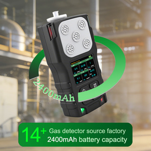 고정밀 펌프 확산식 5 in 1 휴대용 다기능 가스 감지기 CH4 O2 CO H2S CO2 모니터 분석기 (산업 안전용) - Product Image 1