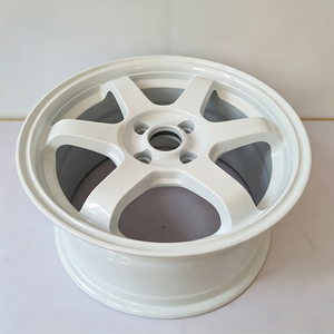 ล้อแม็กซ์ RAYS TE37 สีขาว ขอบ 16-22 นิ้ว 5x112 5x114.3 สำหรับ BMW M2 M3 M4 Lexus ES350 F Sport <span class=keywords><strong>Genesis</strong></span> G80 Kia K900 - Product Image 4