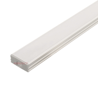 Système de profilé en aluminium en forme de U T5 ZL-1706 de 2 mètres pour bande lumineuse LED