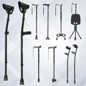 Rehand ngoài trời Gấp Đi Bộ mía nạng cho nam giới và phụ nữ có thể điều chỉnh nhôm cầm tay đi bộ thanh - Product Image 6