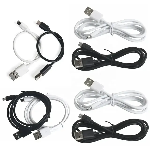 0.1m 1m 2m 3m Micro USB Cable Android Long USB to Micro USB High Speed Sync Braid Charging Cable in Stock