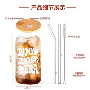 Verre à café transparent personnalisé VivaJoy – Cadeau de mariage souvenir pour la mariée et le couple, design moderne, incassable - Product Image 4