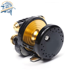 2023 5.3:1 bateau de pêche en eau profonde tout en métal avec sirène sonore Nanyou mer profonde roue de plaque de fer à bascule lente moulinets de pêche - Product Image 3