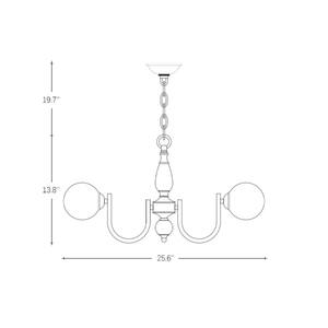 Custom French Living Room Chandelier Master <b>Light</b> American Vintage Bedroom <b>Dining</b> Room <b>Light</b> Full Copper Glass <b>Light</b> Fixture - Product Image 4