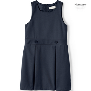 Merucare trường tiểu học không tay thả eo Jumper <span class=keywords><strong>pinafore</strong></span> lớp học đồng phục học sinh đồng phục học sinh cô gái Jumper Top của đầu gối - Product Image 6