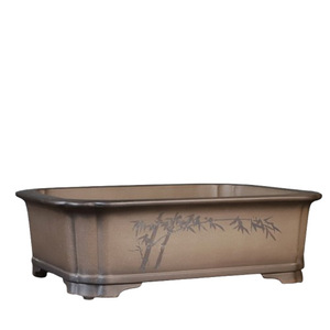 Maceta Rectangular para Bonsái Yixing Zisha de 46 cm con Pintura a la Tinta, Macetas Grandes - Product Image 4