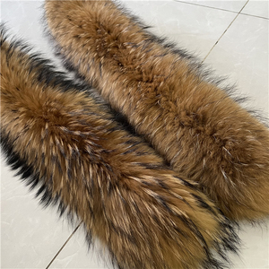 Recorte de <span class=keywords><strong>Pelo</strong></span> de Mapache Marrón para <span class=keywords><strong>Cuello</strong></span> de Piel de Capucha - Product Image 1