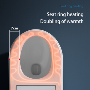 WC intelligent suspendu mural électrique automatique flottant pour hôtel, bidet intégré - Product Image 3