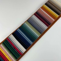 Tissu de velours uni teint en Hollande, doux, en polyester, pour canapé, chaise, coussin, mobilier – Vente en gros