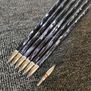 Flèches en carbone OEM 6,2 mm ID 30 pouces, rectitude ±0,003 pouces, spine 300/350/400, ailettes Blazer, pointes 100gr, pour <span class=keywords><strong>arc</strong></span> à poulies - Product Image 5