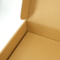 Umwelt bewusste Geschenk box mit individuell bedrucktem Papier griff-Nachhaltige Verpackung mit verstärkten Tragegriffen für den Einzelhandel