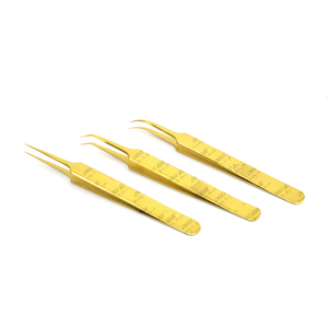 Nueva colección de pinzas de extensión de pestañas, pinzas de punta de fibra, volumen de pestañas, diferentes colores y formas, pinzas para herramientas - Product Image 4