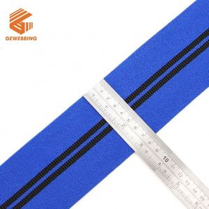 Custom Webbing Belt Wire Polyester Elastic Webbing Sofa Elastic Band Anti-slip <b>Rubber</b> Made in China <b>Rubber</b> <b>Strip</b> for Shoes - Product Image 6