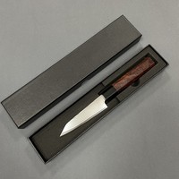 Pisau Dapur Baja Damaskus Gagang Kayu Kustom Grosir untuk Mengupas, Memotong, dan Mengiris