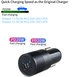 40 w Dual Port <span class=keywords><strong>Chargeur</strong></span> Allume-cigare <span class=keywords><strong>Chargeur</strong></span> de téléphone de voiture <span class=keywords><strong>Prise</strong></span> 2 en 1 Multipurpose Car 40 Watt Fast Charger - Product Image 2