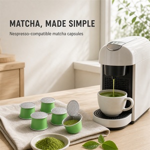 แคปซูลมัทฉะ Clean Label ใช้ได้กับเครื่อง Nespresso ให้พลังงานเพื่อสุขภาพ ชาเขียวแบบแคปซูลเสิร์ฟเดี่ยว สั่งซื้อจำนวนมาก - Product Image 4