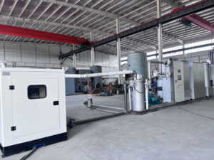 Générateur de gaz de biomasse de type lit fluidisé à aspiration descendante, équipement de production d'énergie à gaz de synthèse contrôlé par PLC, haute efficacité, économie d'énergie - Product Image 2