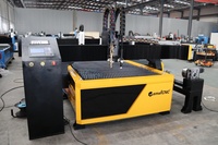 Máquina de corte por plasma CNC controlada por computadora de escritorio para cortador de metal de placa de acero grueso