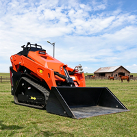 Chargeuse compacte sur chenilles tout-terrain pour vergers, homologuée CE EPA, de fabrication chinoise, avec système hydraulique domestique