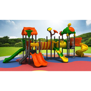 Ensemble de toboggans de terrain de jeu extérieur améliore la coordination physique stimule l'esprit d'aventure et favorise l'apprentissage ludique - Product Image 1