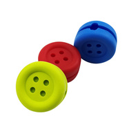 Clip de câble d'écouteurs en silicone en forme de bouton, nouveau design