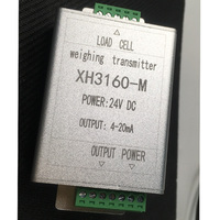 Amplificador de pesaje de celda de carga DC24V 4 ~ 20mA Transmisor de peso analógico de módulo delgado para control industrial Pesaje de control industrial en el sistema de medición de carga de control