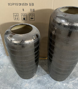 Florero seco <span class=keywords><strong>de</strong></span> cerámica Retro hecho a mano, jarrón <span class=keywords><strong>de</strong></span> <span class=keywords><strong>suelo</strong></span>, maceta <span class=keywords><strong>de</strong></span> arcilla, tarros, artículos <span class=keywords><strong>de</strong></span> <span class=keywords><strong>flores</strong></span>, decoración del hogar, flor para sala <span class=keywords><strong>de</strong></span> estar - Product Image 5