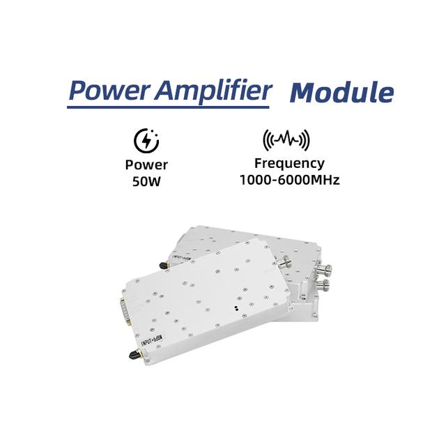 Wholesale 50W 1000-6000MHz RF Power Amplifier Customized Wide Range DJI FPV UAV High-power PA Modules