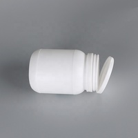 Bouteille en plastique HDPE de qualité alimentaire, réutilisable, scellée, pour poudre de protéines et capsules, avec corps de bouteille de couleur personnalisée