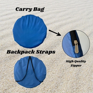 Tente de camping portable autoportante quatre saisons avec sac de transport, imperméable, pour la plage et les activités de plein air - Product Image 5