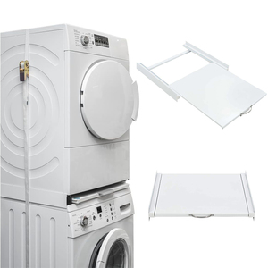 <span class=keywords><strong>Kit</strong></span> d'empilage en métal pour <span class=keywords><strong>lave</strong></span>-<span class=keywords><strong>linge</strong></span> et sèche-<span class=keywords><strong>linge</strong></span> <span class=keywords><strong>Kit</strong></span> d'empilage connexion Buanderie Kits d'empilage avec étagère coulissante - Product Image 5