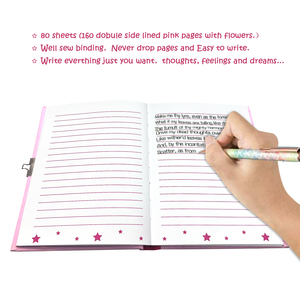 Custom Protect Girls Secret <strong>Lockable</strong> Diary Hardcover Journals A5 <strong>Notebooks</strong> Wholesale - Product Image 3