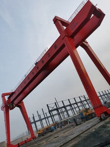 Doppelt räger <span class=keywords><strong>Container</strong></span> Portalkran mit mobilem Wagen im Freien 10T 125T Tonne bester Preis - Product Image 6