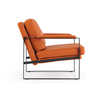 Chaise moderne de canapé de réception de bureau avec le dossier simple pour le salon et le bureau chaise longue de loisirs de salle d'attente
