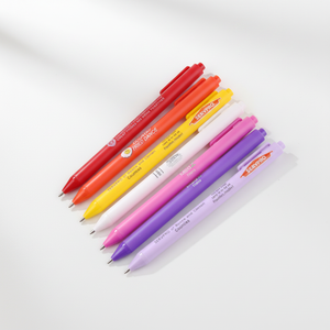 Stylo bille en plastique jaune 1,0 mm, personnalisable avec logo, impression UV multicolore, idéal pour cadeaux, promotion scolaire, bureau et entreprise - Vente en gros à prix réduit - Product Image 3