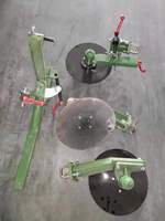 Arado de Discos para Tractor de Mano, Cultivador de Alta Resistencia, Arado de Discos Agrícola para Preparación del Suelo y Cultivo de Tierras Agrícolas
