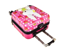 Sac de voyage à roulettes pour enfant, nouvelle collection de valises à main avec roulettes, pour filles et enfants, rose et rouge, joli