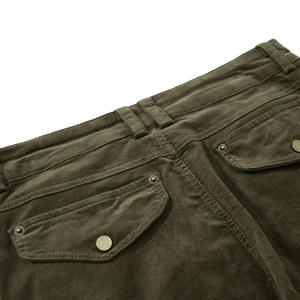 Retro Canvas <b>Cargo</b> Pants Regular Fit Bootcut Flare Unisex <b>Vintage</b> Inspired Utility Extra Long Floor Length Casual Styling - Product Image 4