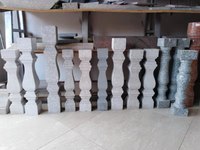 Balustre en marbre et granit massif pour décoration de garde-corps d'escalier de maison en pierre FIRST