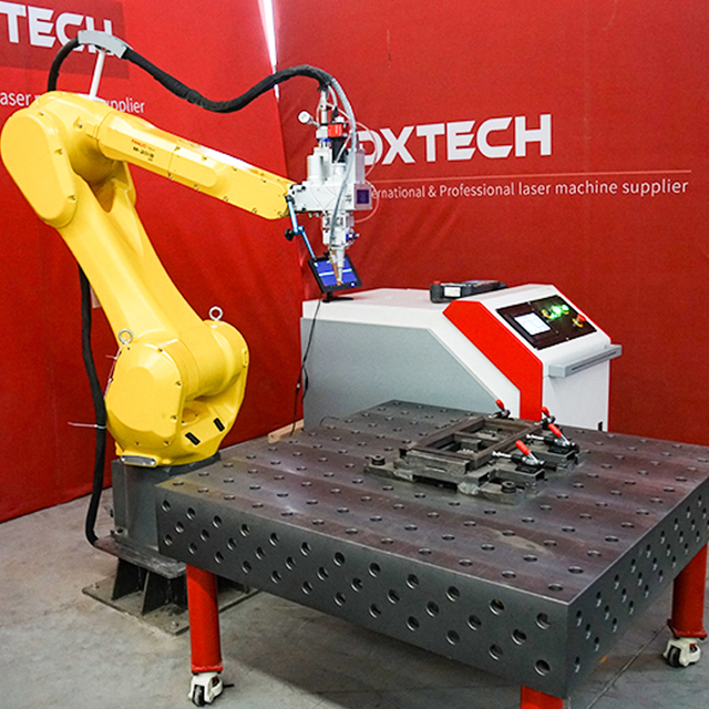 Robot Arm Fiber Laser Welder Robotic Laser Welding Machine Metal Welding
